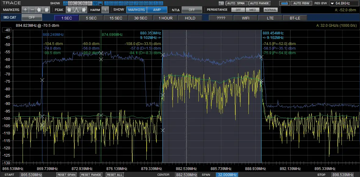 Screenshot showing trace math